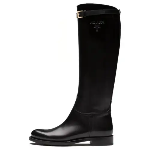 PRADA Knee high Boots Women's Black