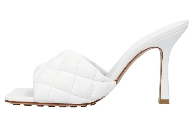 Bottega Veneta Padded Stylish Sandal 9cm Women's White