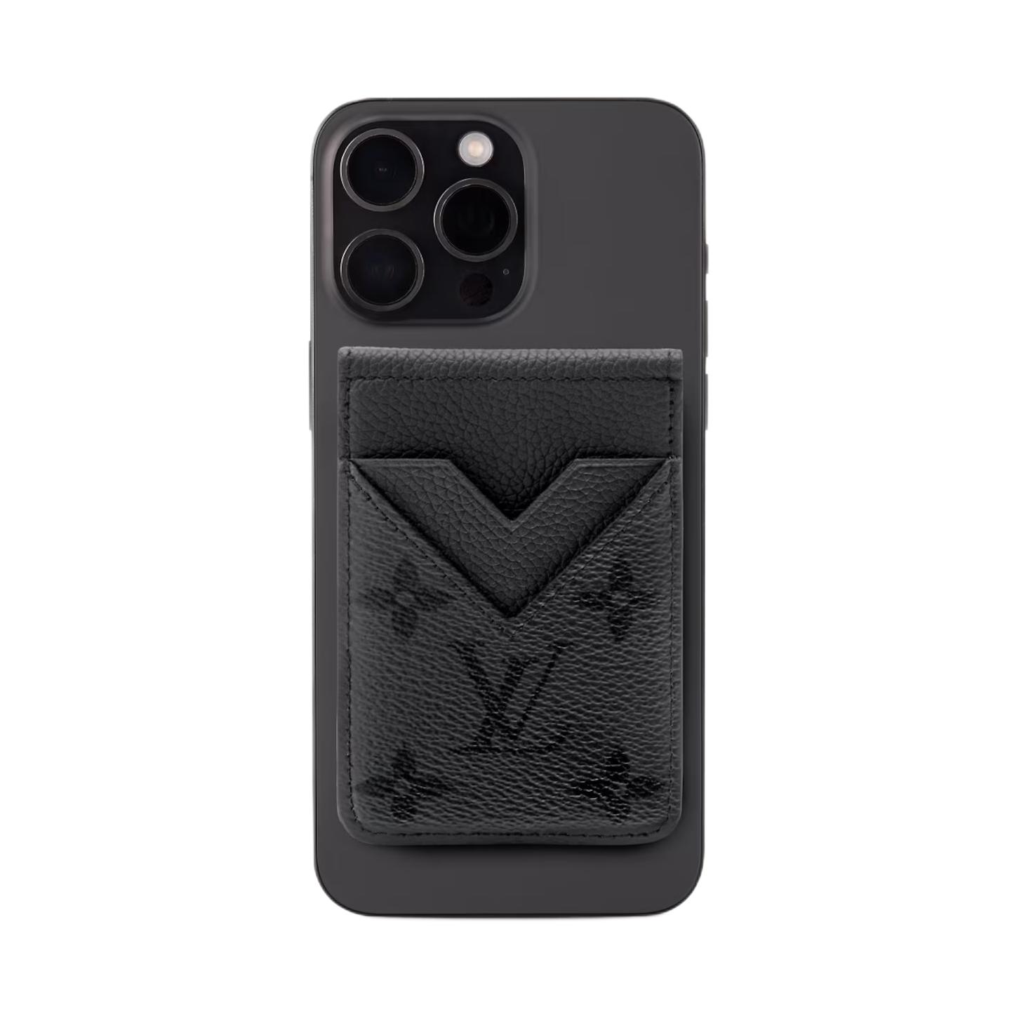 Мужской кошелек Louis Vuitton Compact Magnet (черный) — фото 4