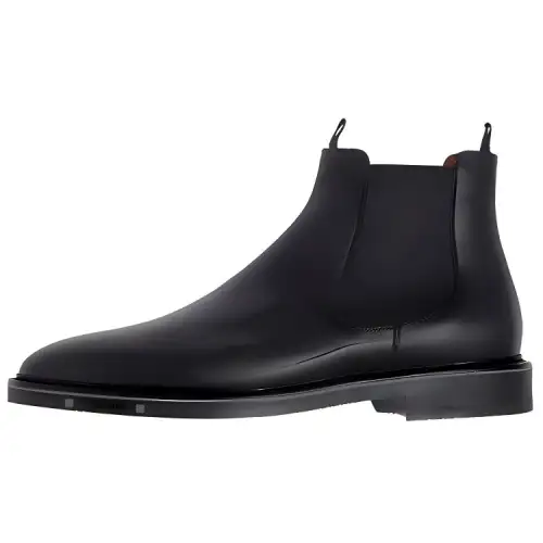 Burberry Ankle Length Chelsea Boots Men's Black