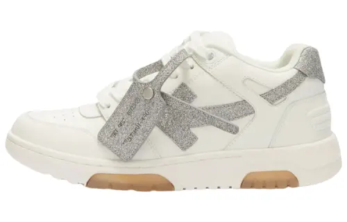 OFF WHITE Out Of Office Low Top Sneaker 'Grey White' Women's