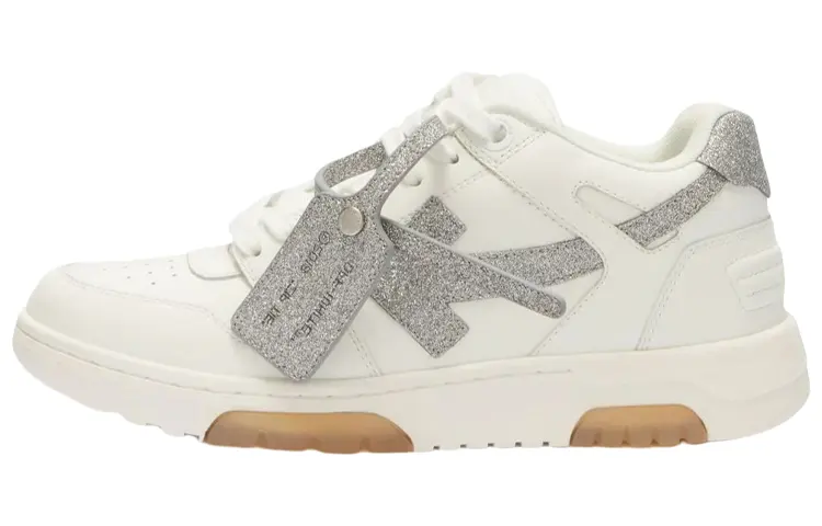 OFF WHITE Out Of Office Low Top Sneaker 'Grey White' Women's