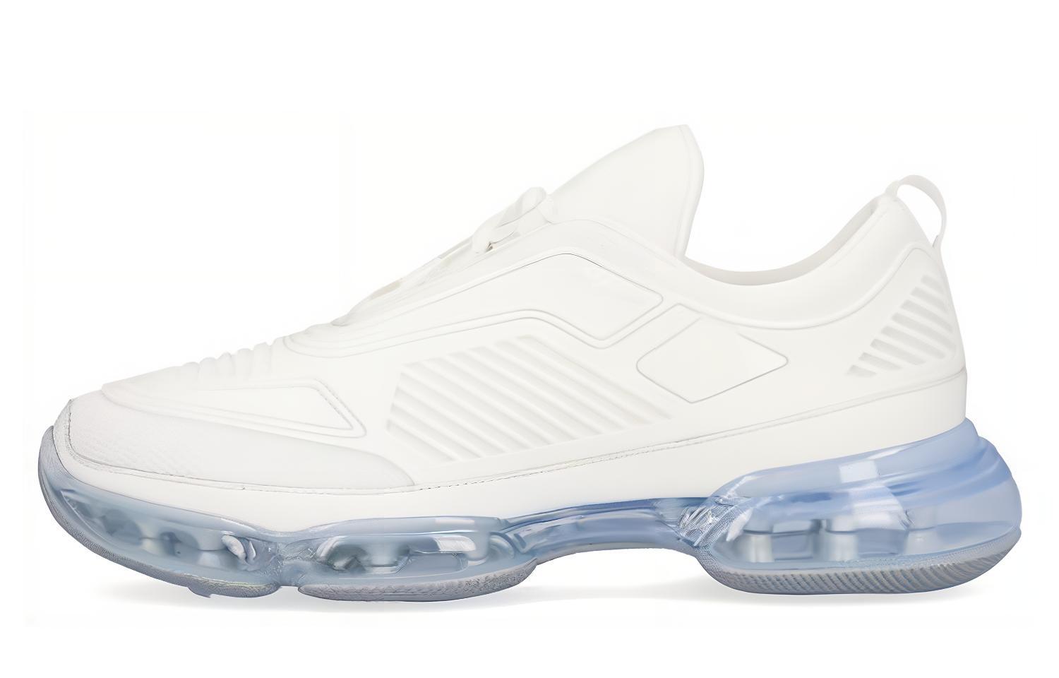 PRADA Low top Sports Casual Shoes Men's White