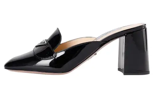 PRADA Closed Toe Slippers Women's Black