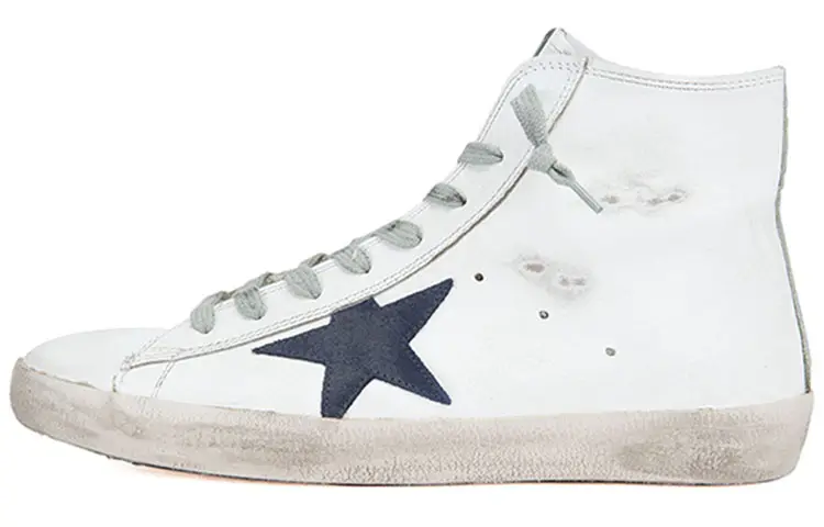 Golden Goose Francy High top Stylish Skateboarding Shoes Men's White