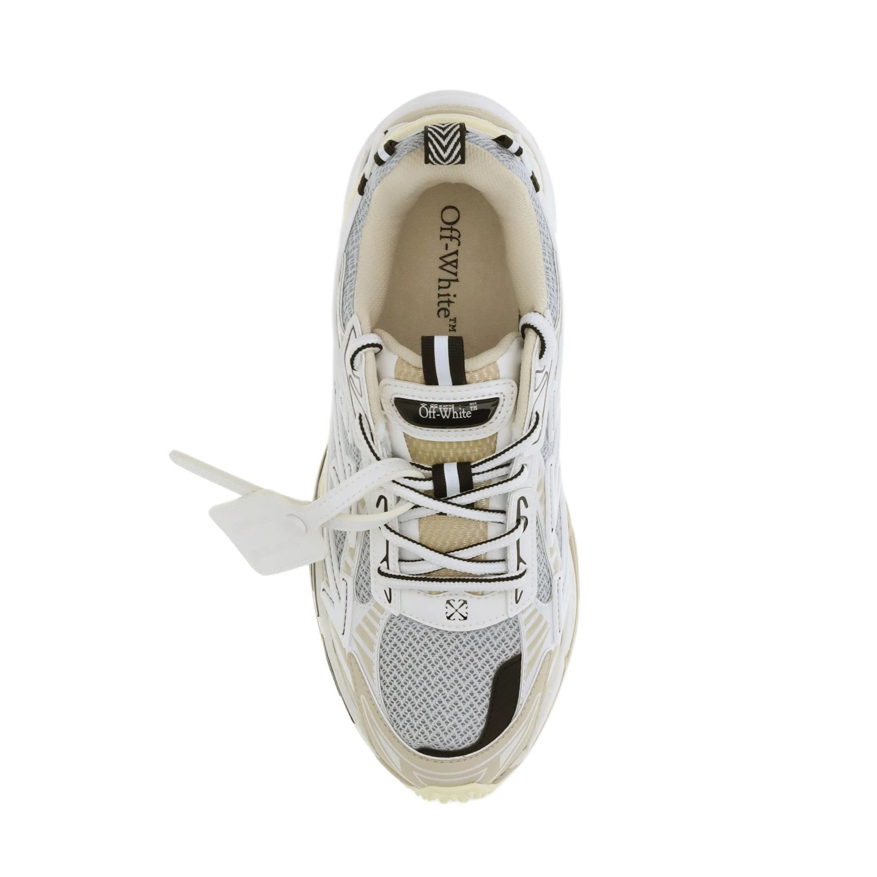 Женские кроссовки OFF-WHITE Be Right Back 2cm (бежевые) — фото 4
