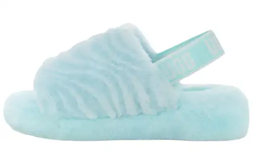 UGG FLUFF YEAH Slippers Women's Sky Blue