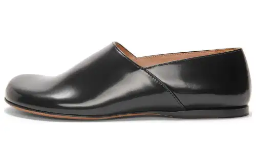 LOEWE Campo Cow Leather Women's Casual Shoes Women's Black