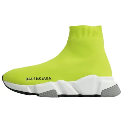 Balenciaga Speed Trainer Lime White Grey Black Women's