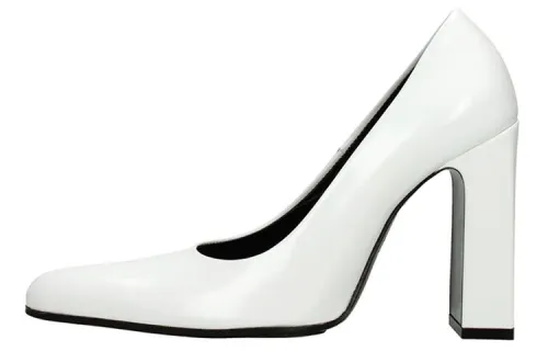 Balenciaga Chunky Heel High Heels Women's White