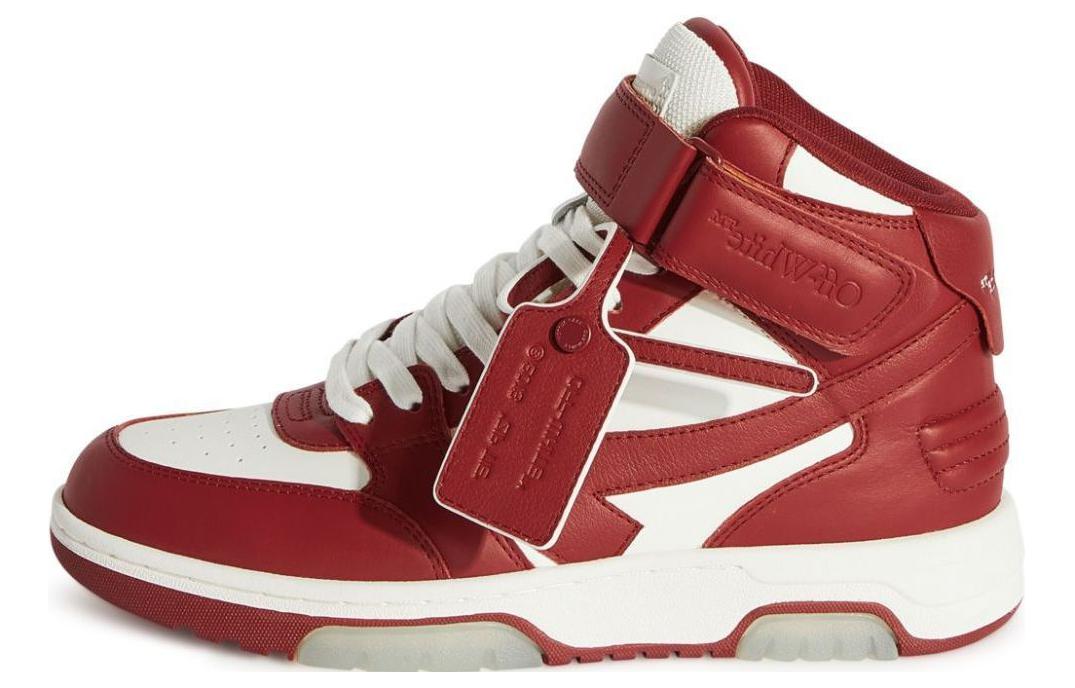 OFF WHITE Out Of Office Ooo Mid White Red Women's