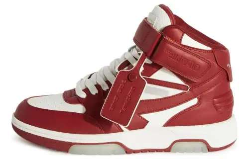 OFF WHITE Out Of Office Ooo Mid White Red Women's
