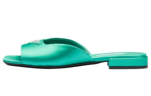 PRADA Slide Slippers Women's Green