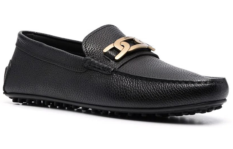 TOD'S Gommino Loafers Men's Low Top Black