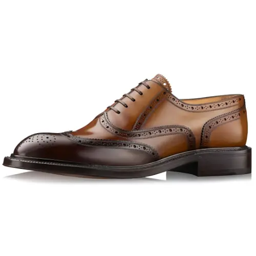 LOUIS VUITTON Saint Georges Casual Shoes Men's Black Brown
