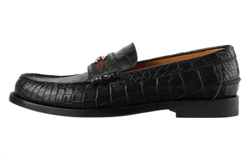 GUCCI Loafers Men's Low Top Black