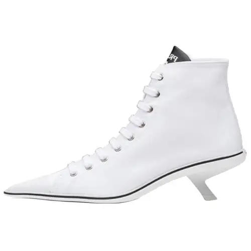 PRADA Synthesis Ankle Boots Women's White