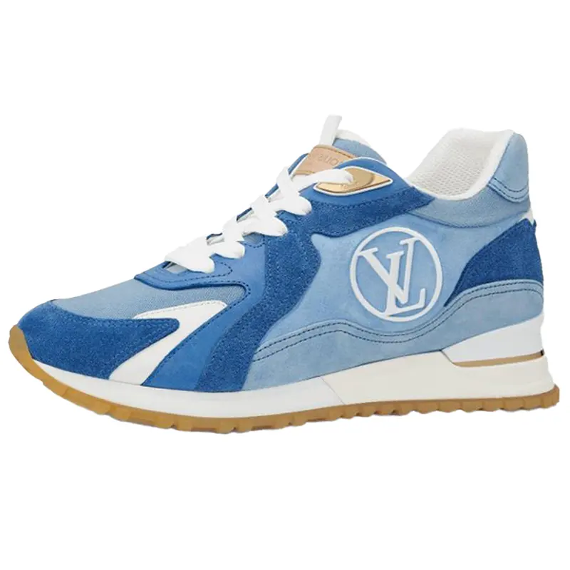 LOUIS VUITTON Lv Run Away Sneakers Blue Women's