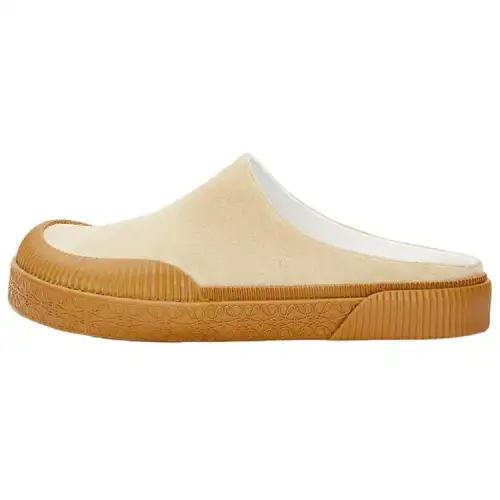 LOEWE Closed Toe Slippers Women's Beige Brown