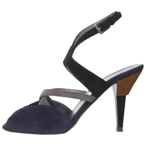 PRADA One Strap Sandals 8cm Women's Black