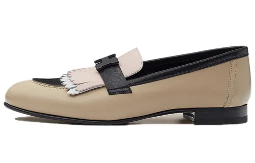 HERMES Royal Casual Shoes Women's Buckwheat Beige