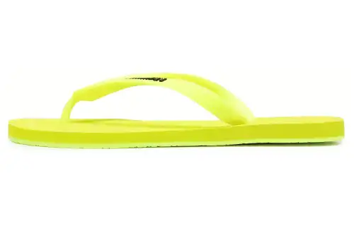 Vetements Embossed Flip Flops Men's Yellow
