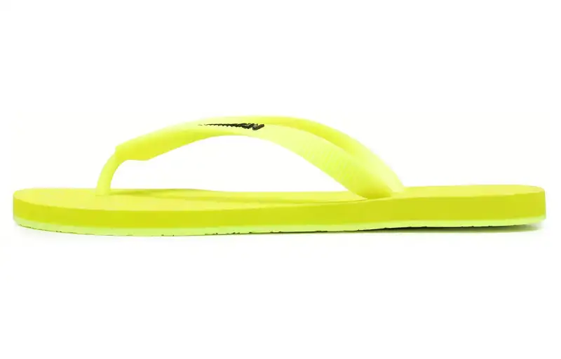 Vetements Embossed Flip Flops Men's Yellow