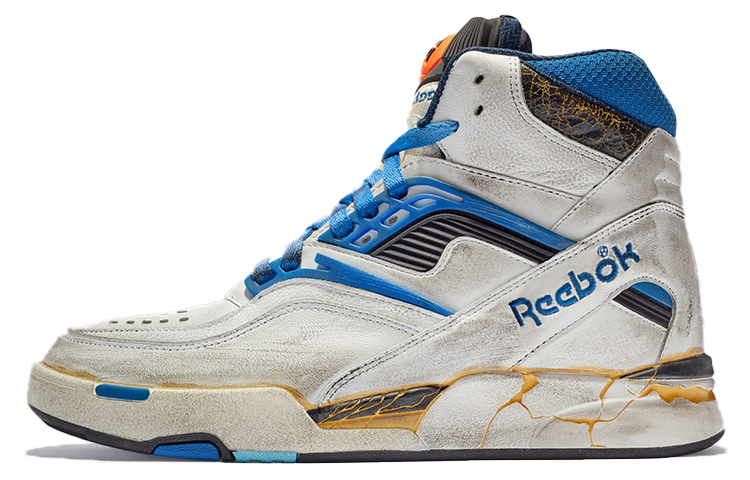 Мужские кеды Reebok x Maison Margiela TZ Pump Deadstock (бело-синие)