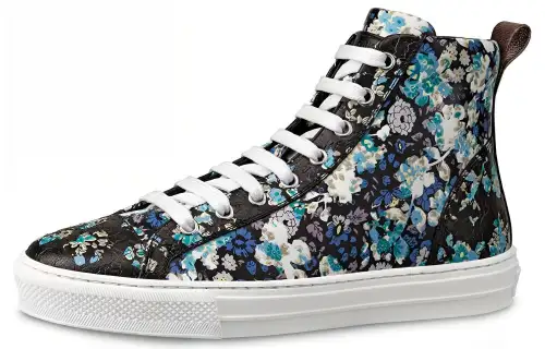 LOUIS VUITTON Lv Stellar High Top Sneakers Blue/Black Women's