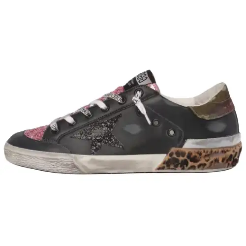 Golden Goose Super Star Skateboard Shoes Women's Low Top Black