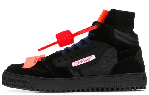 OFF WHITE Off Court 3.0 Hi Top Sneakers Black/Blue