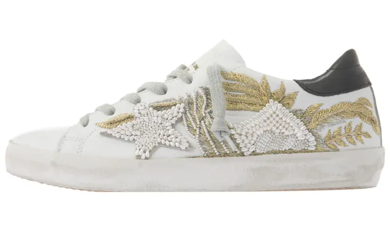 Golden Goose Super Star Low top Skateboard Shoes Women's White