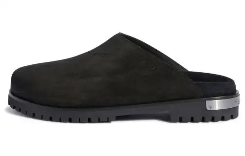 OFF-WHITE Logo Engraved Slip-On Clogs