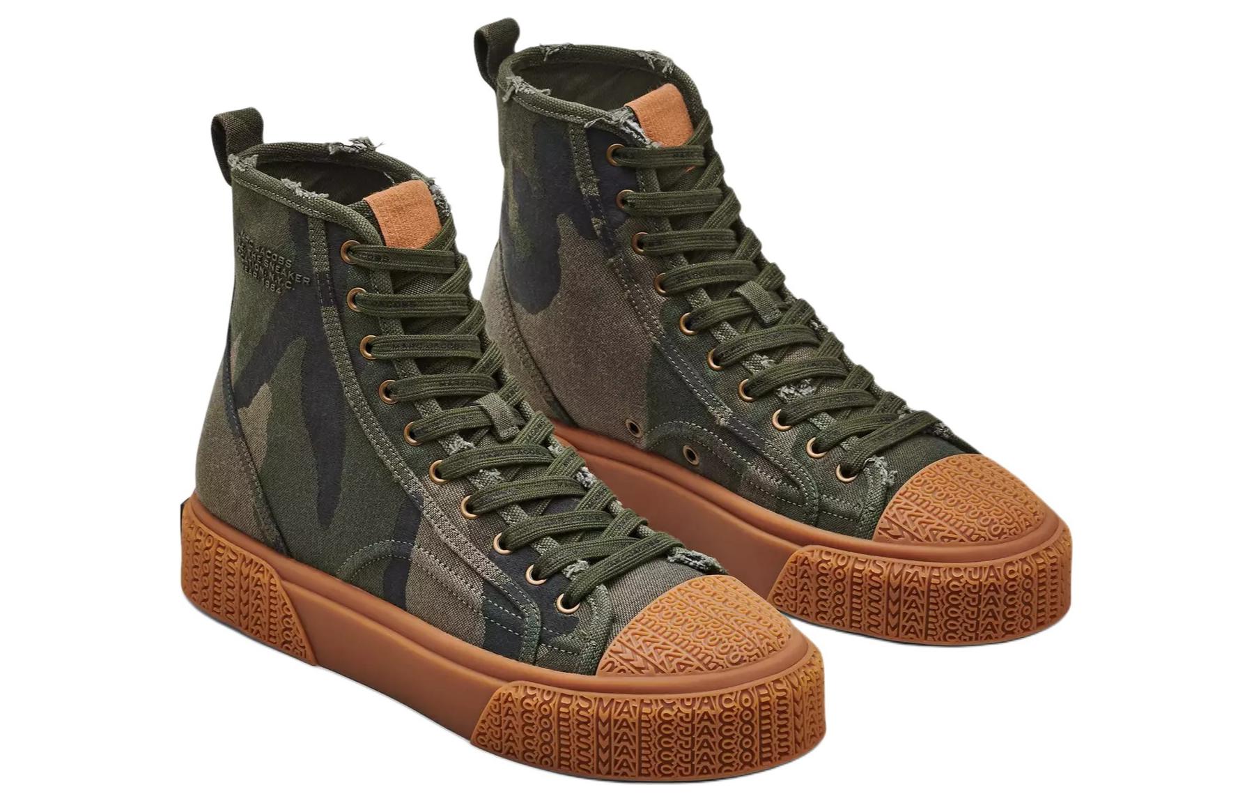 MARC JACOBS High top Skateboard Shoes Unisex Green