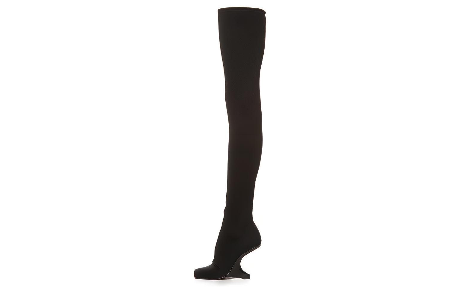 RICK OWENS Lilies Cantilever 11 Thigh-high Boots
