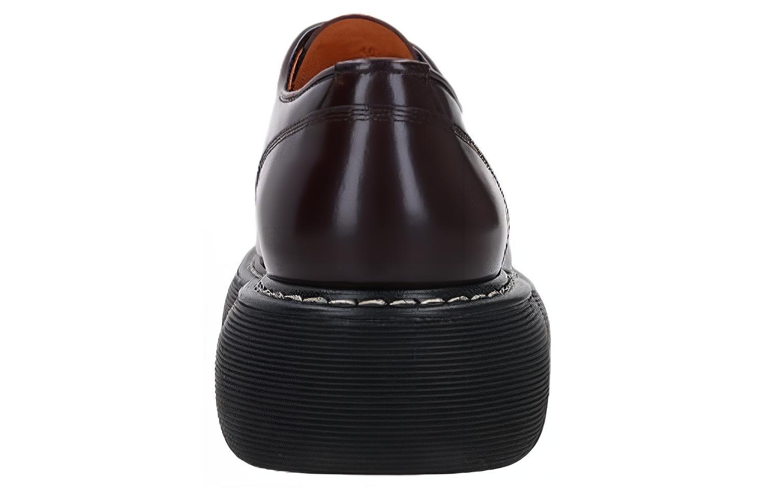 Мужские кроссовки Bottega Veneta Swell (бордовые) — фото 4