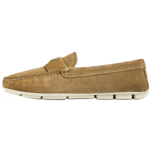 PRADA Men's Casual Shoes Men's Low Top Brown