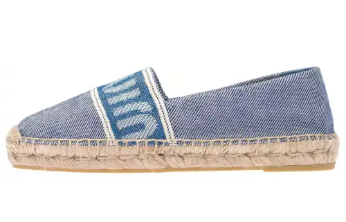 MIU MIU Denim Casual Shoes Women's Blue