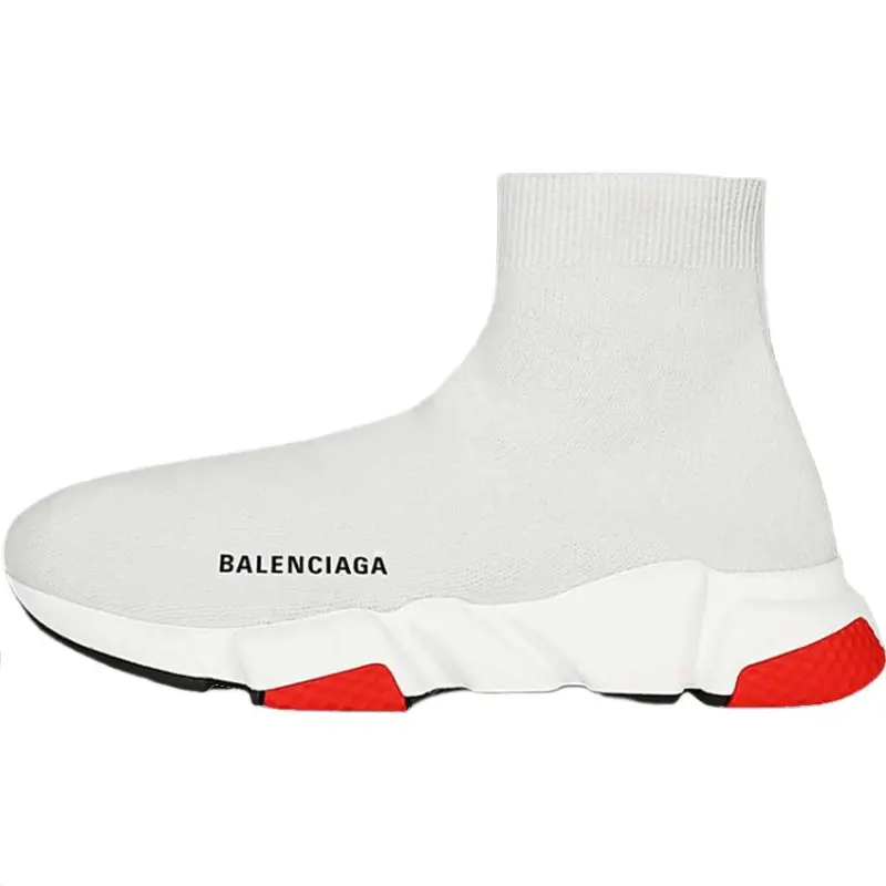 Balenciaga Speed High top Casual Shoes Women's Gray