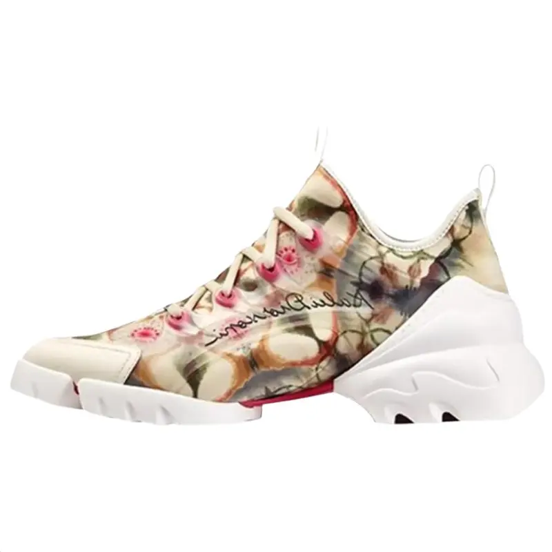 DIOR D Connect Low top Casual Shoes Women's Beige