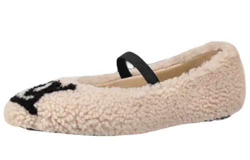 LOUIS VUITTON Popi Casual Shoes Women's Beige