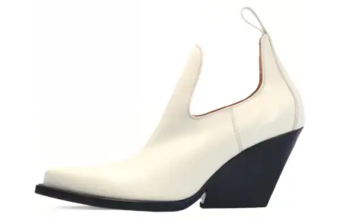Bottega Veneta Lean Ankle Boots Women's Wax White