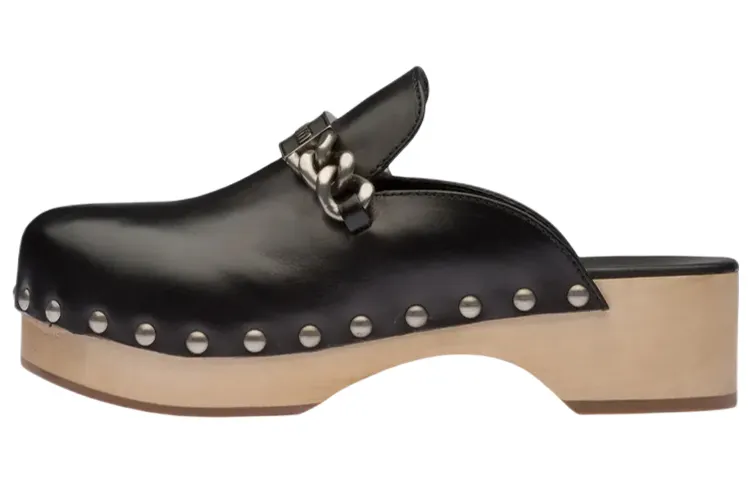 MIU MIU Leather Casual Shoes Women's Black
