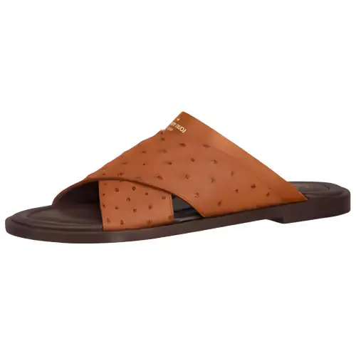 LOUIS VUITTON Foch Stylish Sandal Men's Brown