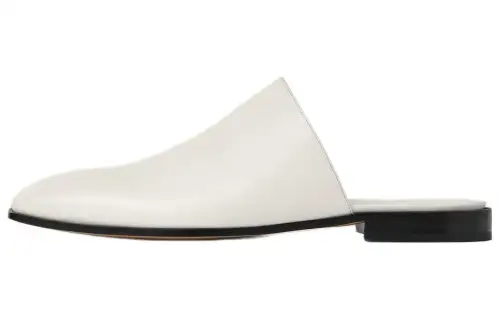 Bottega Veneta Closed Toe Slippers Men's White