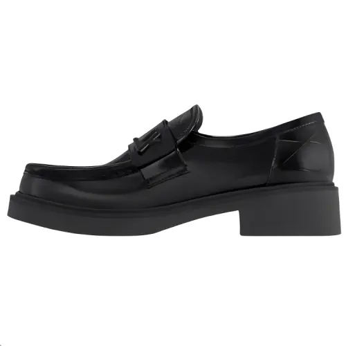 LOUIS VUITTON Academy Loafers Women's Black