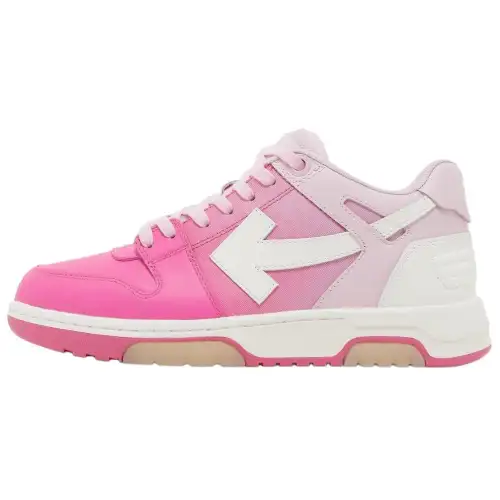 OFF WHITE Out Of Office Low Top Sneaker 'Pink White' Women's