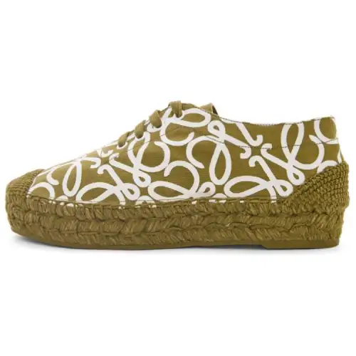 LOEWE Solar Casual Shoes Women's Olive