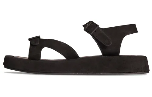 THE ROW Geri One Strap Sandals Women's Black