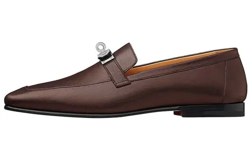 HERMES Charlie Casual Shoes Women's Brown